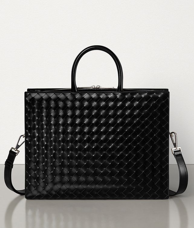 BOTTEGA VENETA BRIEFCASE IN INTRECCIATO SPAZZOLATO CALFSKIN Business bag Man fp