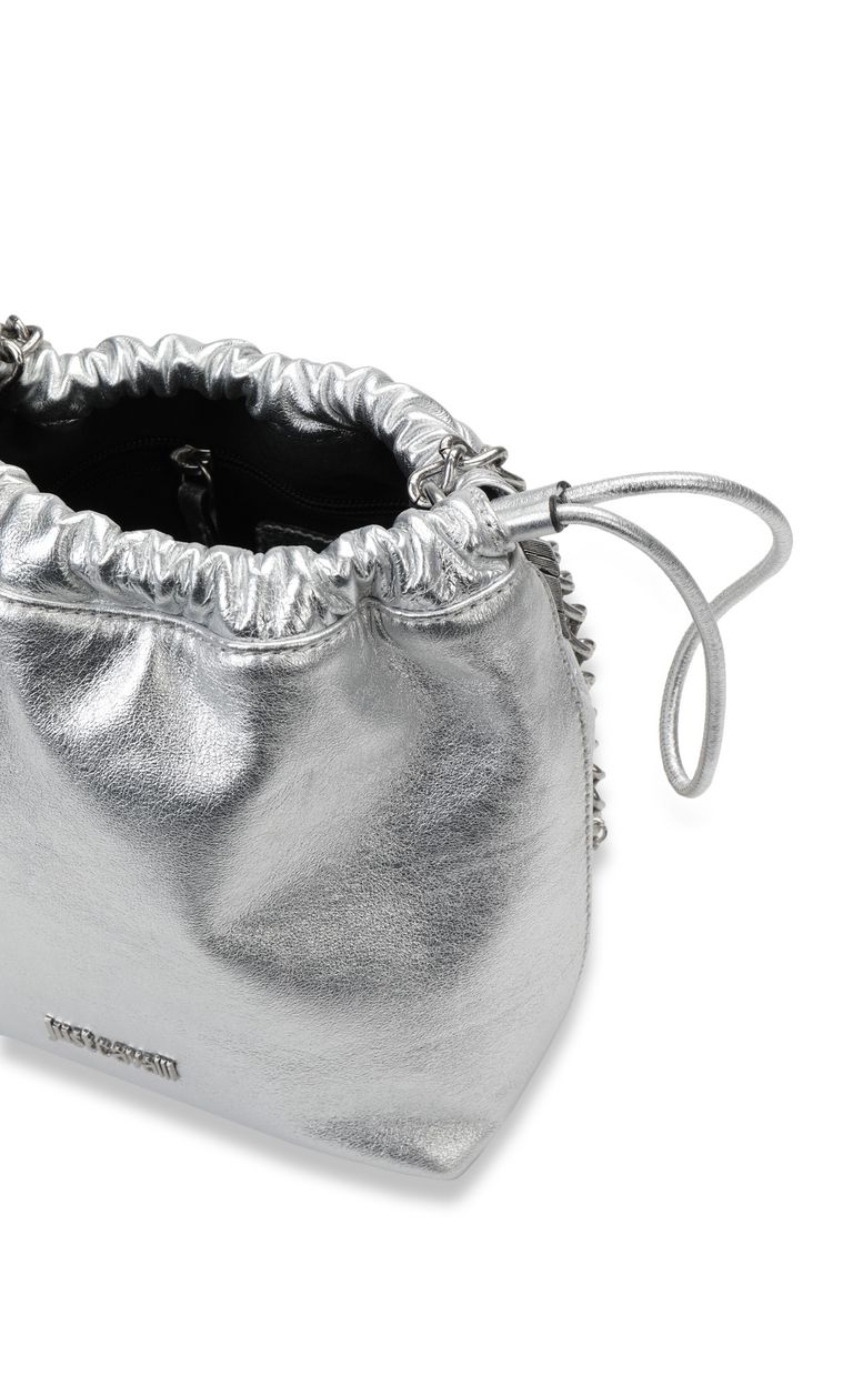 crossbody bag with silver chain