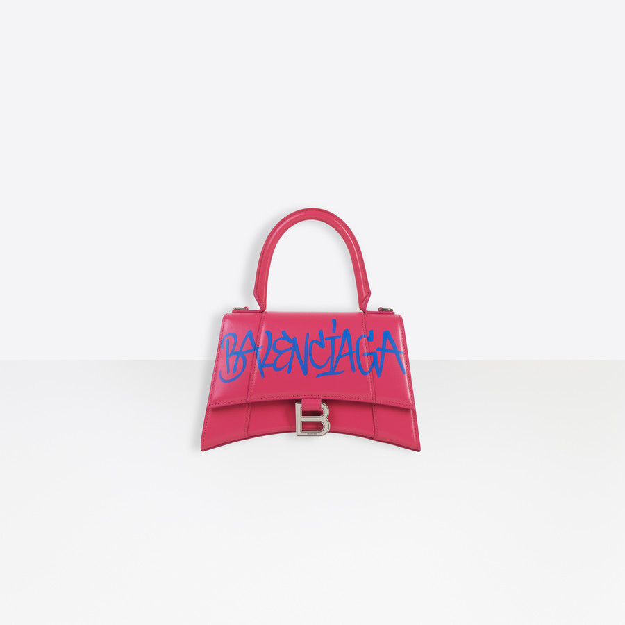 balenciaga pink graffiti bag