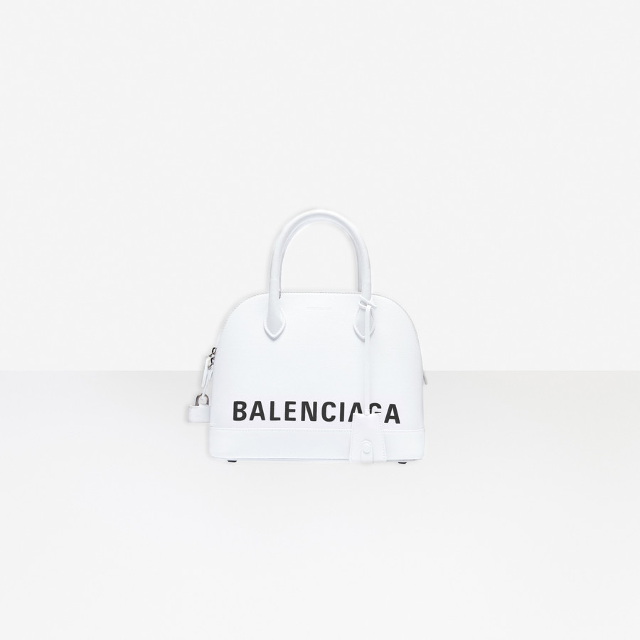 small white balenciaga bag