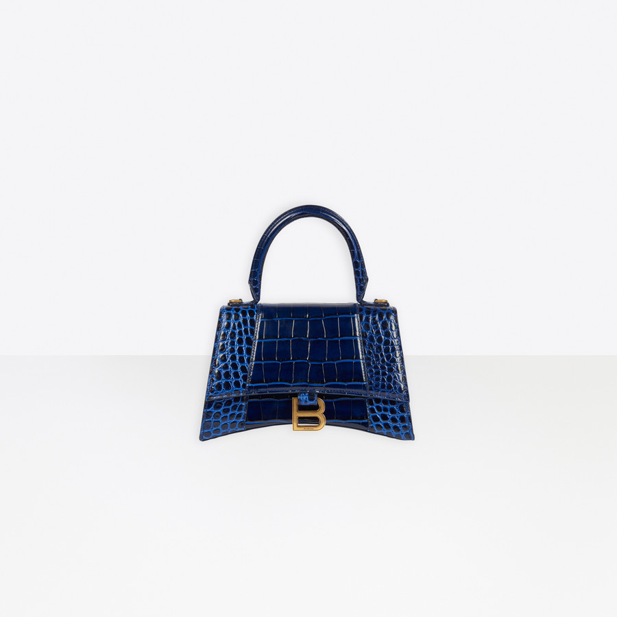 blue balenciaga handbag