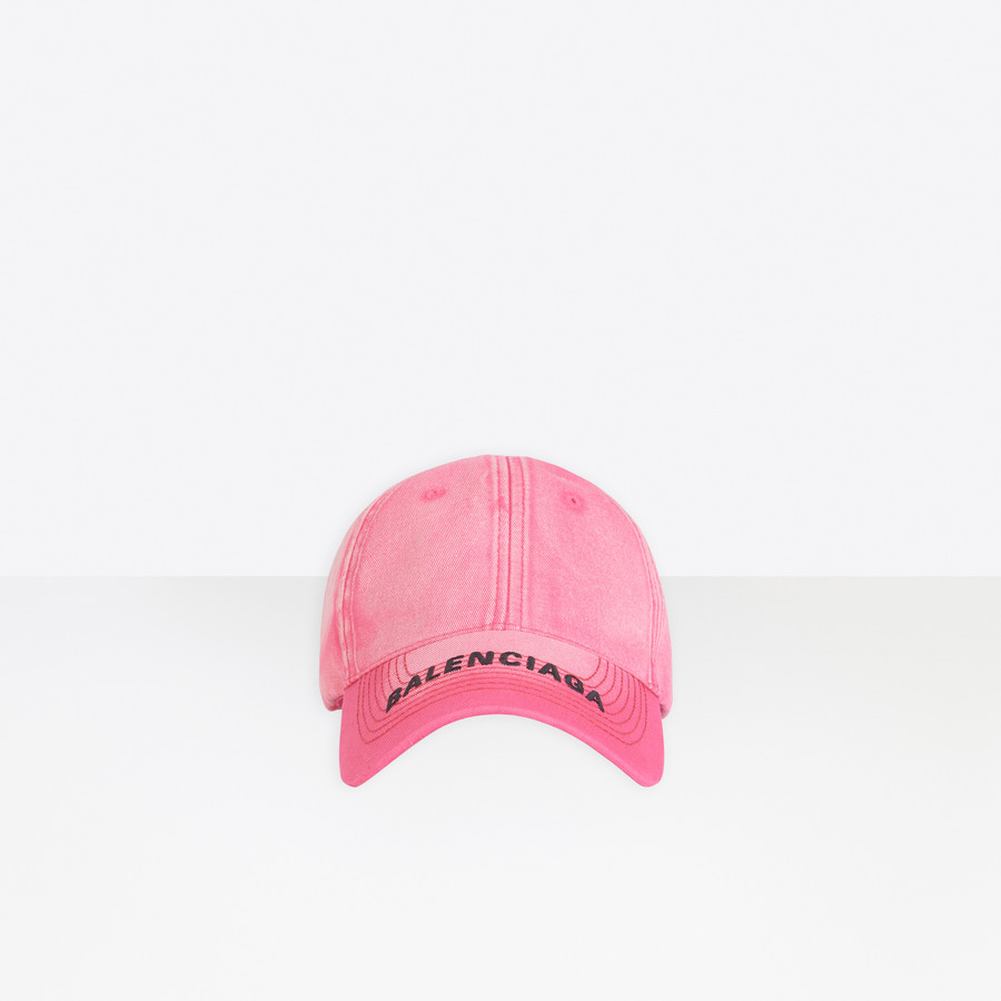 balenciaga hat pink