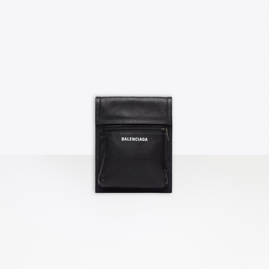 balenciaga explorer pouch red