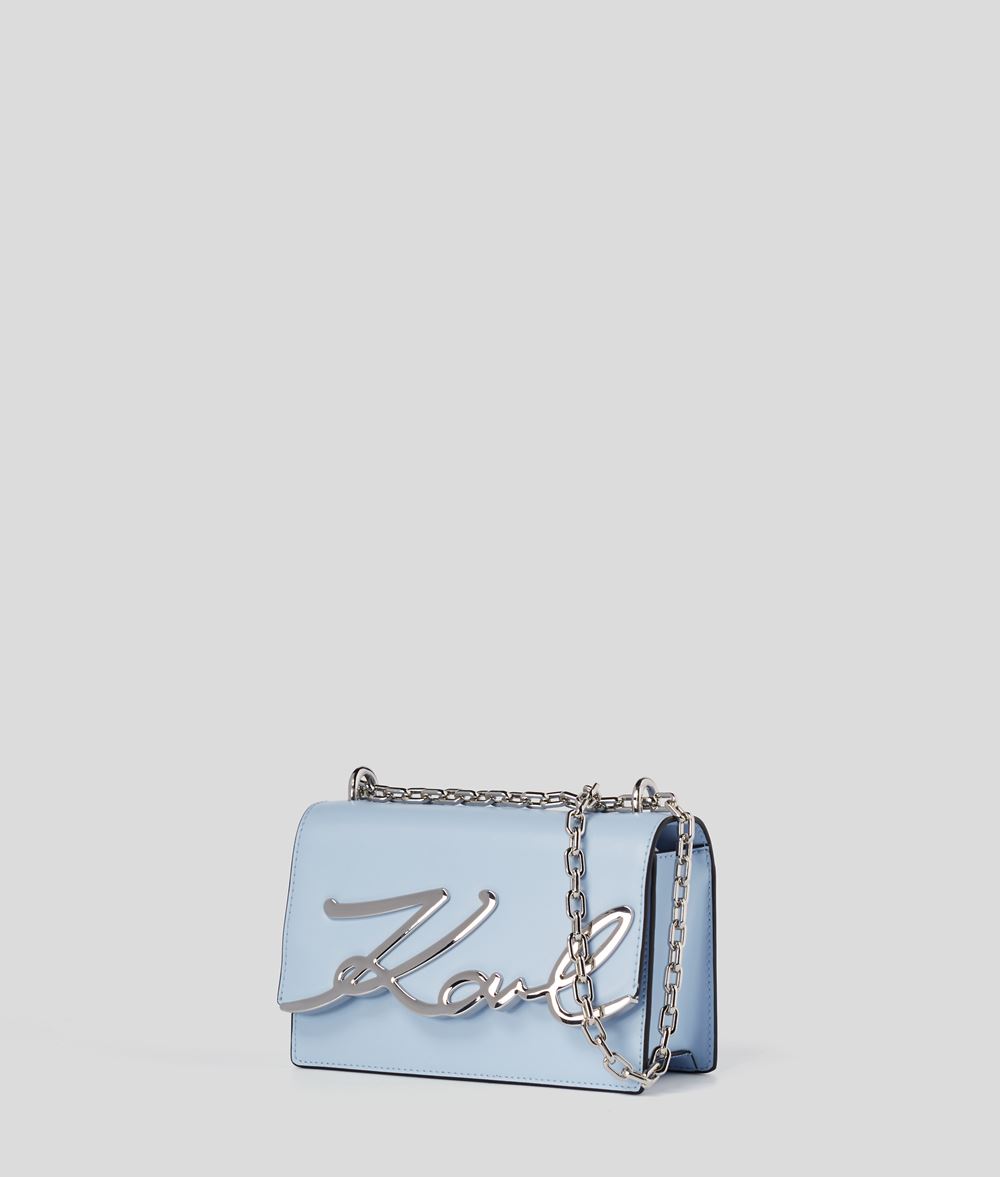 Bolso De Hombro Pequeño K/Signature | Colecciones De Karl Lagerfeld | By  Karl Lagerfeld | Karl.Com