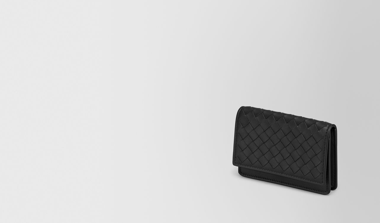 nero intrecciato card case landing