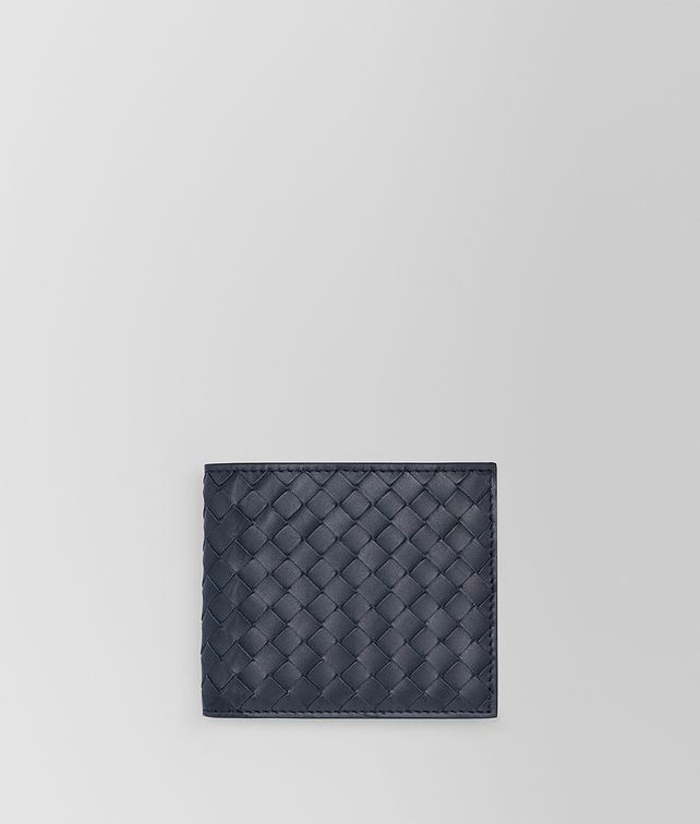 BOTTEGA VENETA BI-FOLD WALLET WITH COIN PURSE IN LIGHT TOURMALINE INTRECCIATO VN Small Wallet Man fp