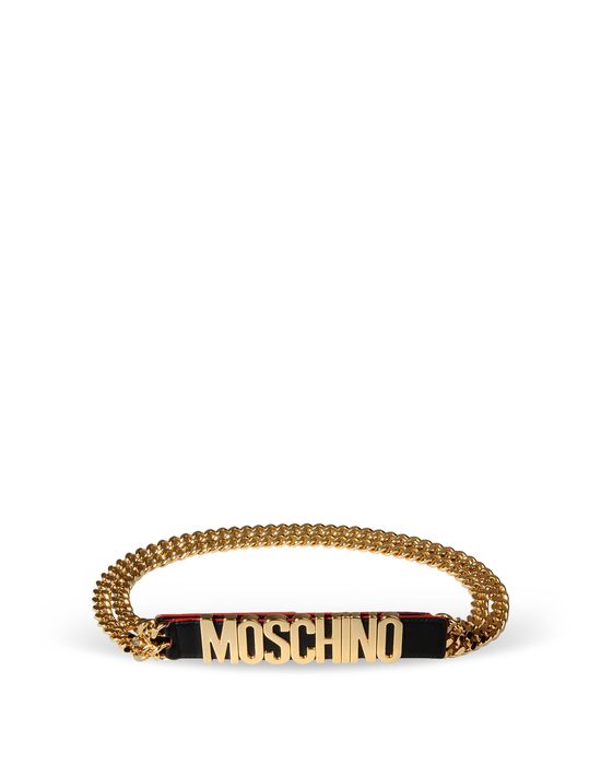 Leather Belt Woman MOSCHINO Leather Belt Woman MOSCHINO