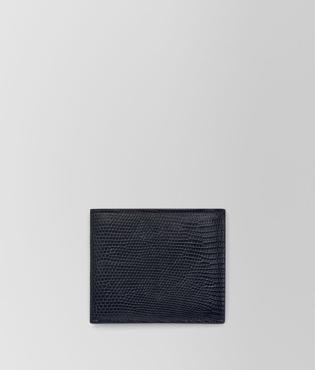 BOTTEGA VENETA BI-FOLD WALLET IN TOURMALINE LIZARD Small Wallet Man fp