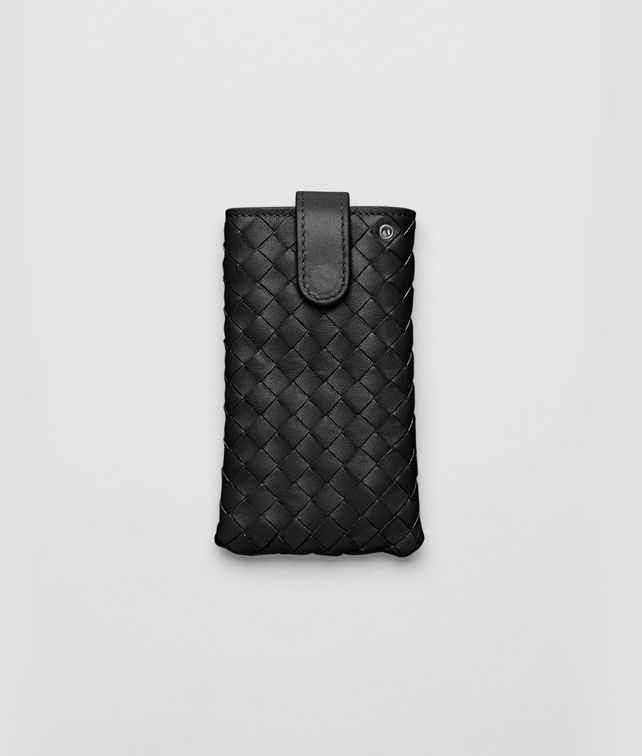 ‎Bottega Veneta® ‎ - ‎IPHONE CASE IN NERO INTRECCIATO NAPPA