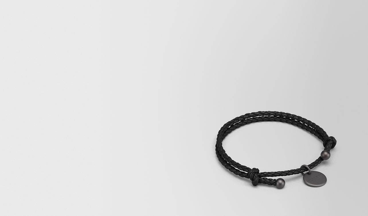 nero intrecciato nappa bracelet landing