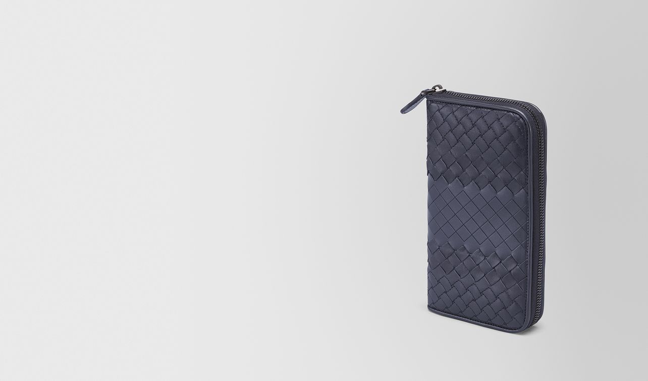 zip around wallet in tourmaline intreccio imperatore landing