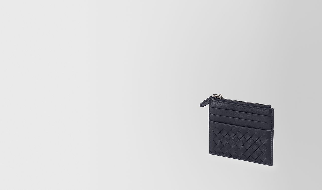 card case in tourmaline intrecciato nappa landing