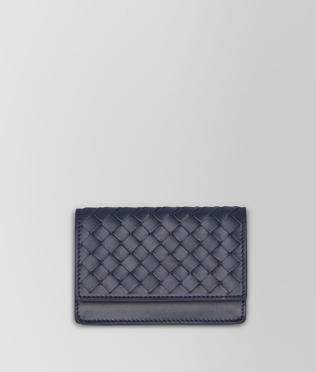 BOTTEGA VENETA ÉTUI POUR CARTES EN CUIR VN INTRECCIATO LIGHT TOURMALINE Étuis pour cartes Homme fp