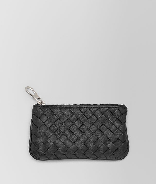 BOTTEGA VENETA ネロ イントレチャート ナッパ キーケース その他アクセサリー E fp