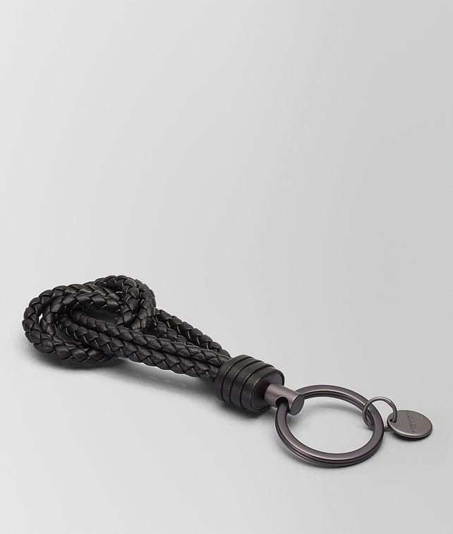 BOTTEGA VENETA NERO INTRECCIATO NAPPA KEY RING Other Accessories E fp