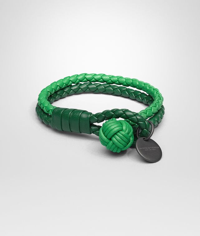 BOTTEGA VENETA KELLY IRISH INTRECCIATO NAPPA BRACELET Keyring or Bracelets E fp