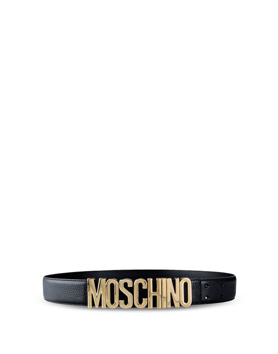 Leather Belt Man MOSCHINO Leather Belt Man MOSCHINO