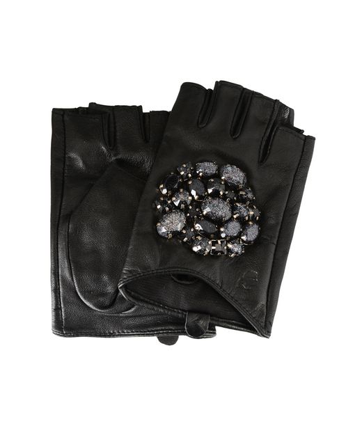 KARL LAGERFELD GEO STONES GLOVES 12_f