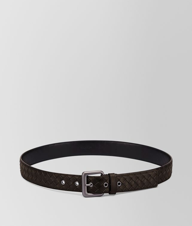 BOTTEGA VENETA BELT IN ESPRESSO INTRECCIATO VN Belt Man fp