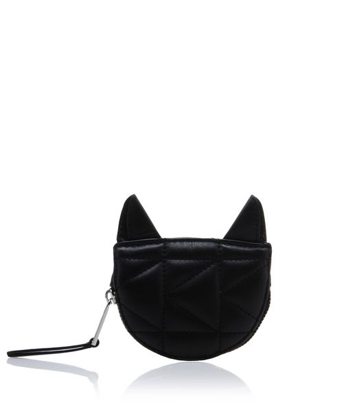 KARL LAGERFELD K/KUILTED CAT COIN PURSE 12_f