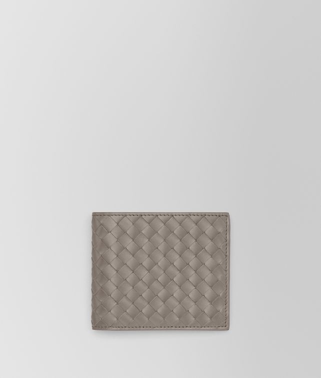 BOTTEGA VENETA BI-FOLD WALLET IN STEEL INTRECCIATO VN Bi-fold Wallet Man fp