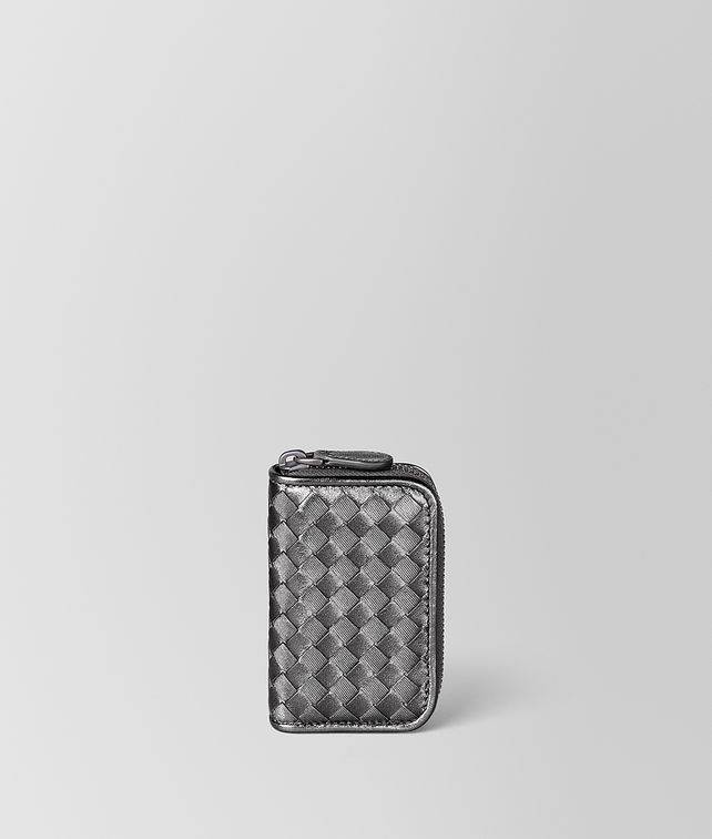 BOTTEGA VENETA COIN PURSE IN INTRECCIATO GROSGRAIN Small Wallet Woman fp