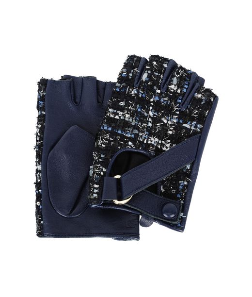 KARL LAGERFELD K/TWEED FINGERLESS GLOVES 12_f