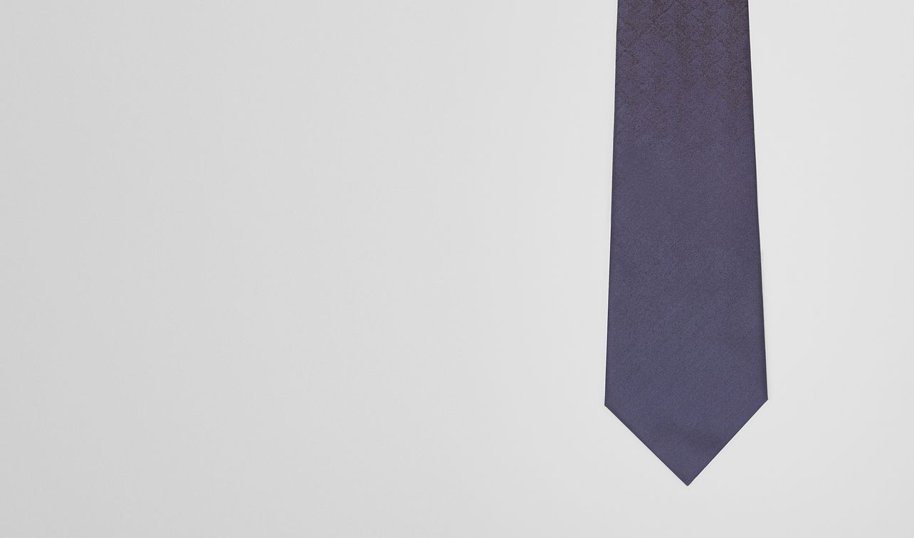 midnight blue black silk tie landing