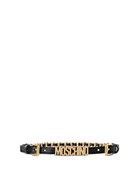 Leather Belt Woman MOSCHINO Leather Belt Woman MOSCHINO
