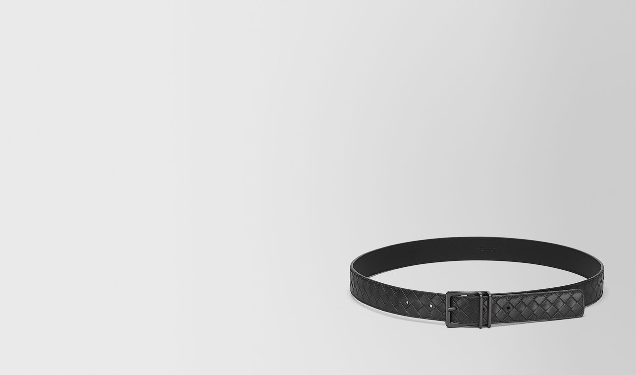 nero intrecciato calf belt landing