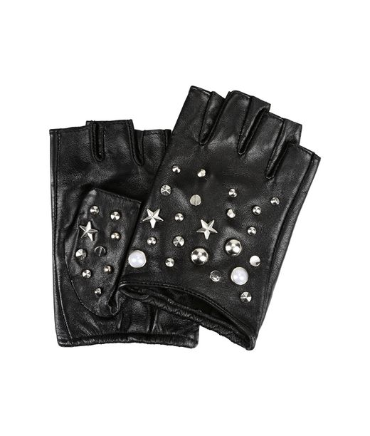 KARL LAGERFELD K/STUDS FINGERLESS GLOVE 12_f