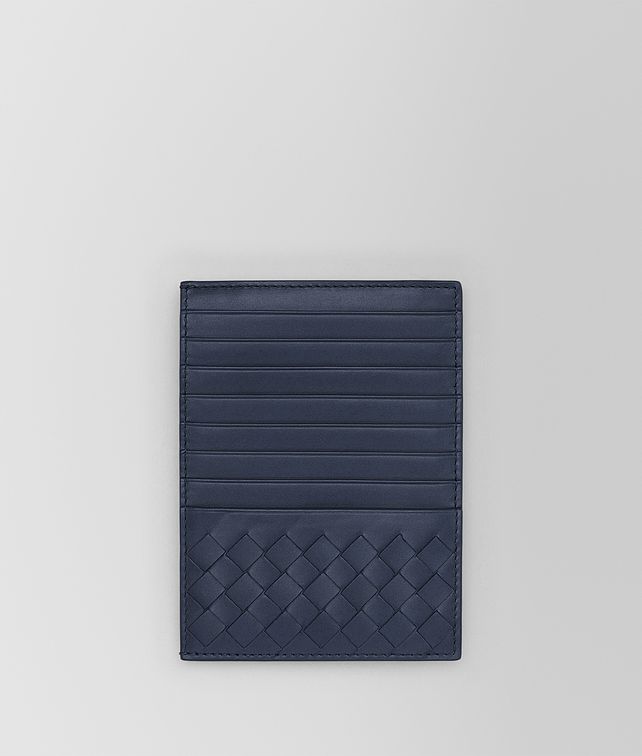 BOTTEGA VENETA CARD CASE IN PRUSSE INTRECCIATO CALF Card Case E fp