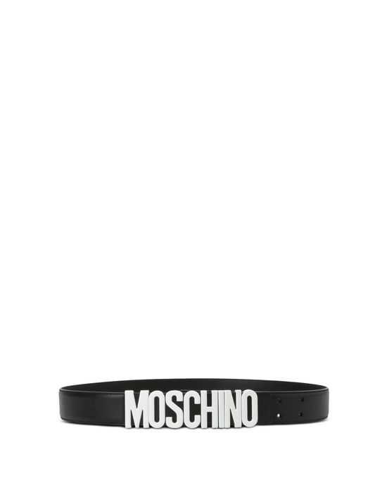 Leather Belt Man MOSCHINO Leather Belt Man MOSCHINO