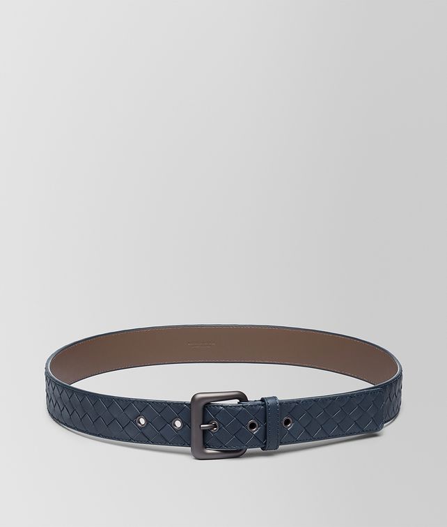 BOTTEGA VENETA DENIM INTRECCIATO BELT Belt Man fp