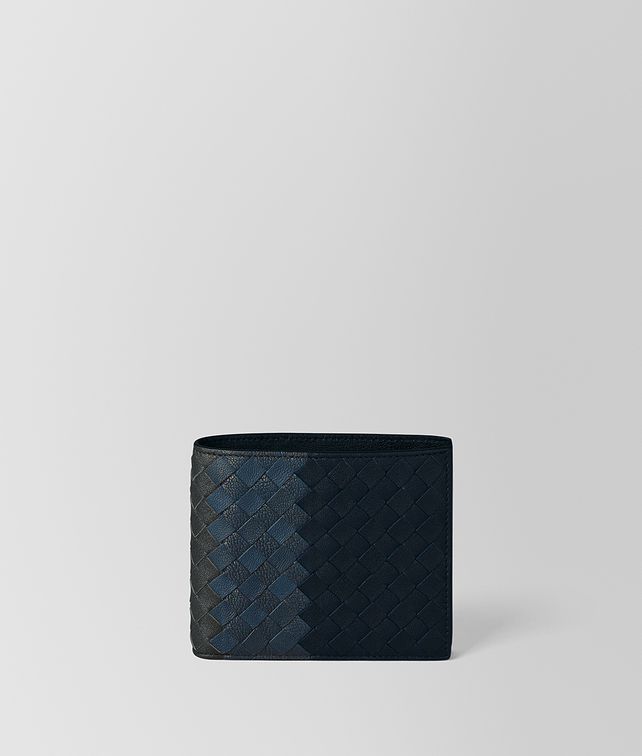 BOTTEGA VENETA MULTICOLOR INTRECCIATO CLUB LAMB WALLET Small Wallet Man fp
