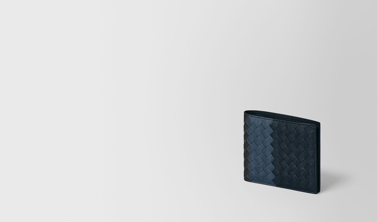 multicolor intrecciato club lamb wallet landing