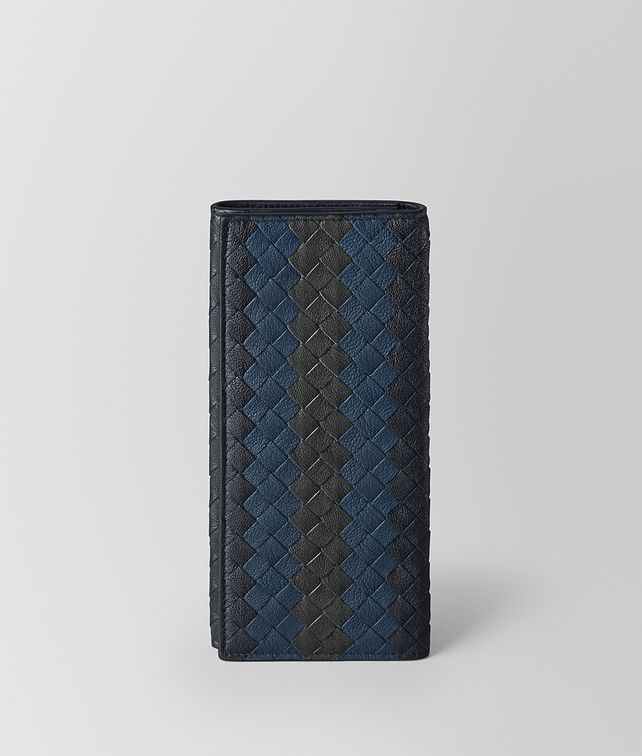 BOTTEGA VENETA MULTICOLOR INTRECCIATO CLUB LAMB CONTINENTAL WALLET Large Wallet Man fp