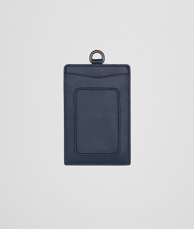 BOTTEGA VENETA CARD CASE IN DENIM INTRECCIATO NAPPA Other Accessories E fp