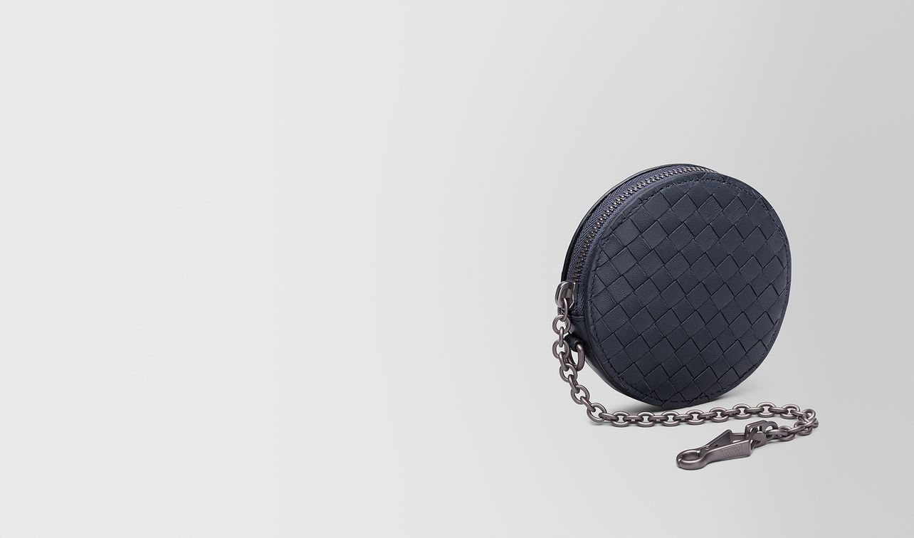 key ring in denim intrecciato nappa landing
