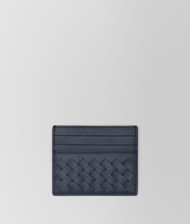 BOTTEGA VENETA CARD CASE IN DENIM INTRECCIATO VN Card Case E fp
