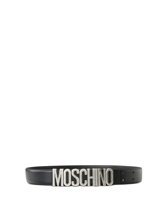 Leather Belt Man MOSCHINO Leather Belt Man MOSCHINO