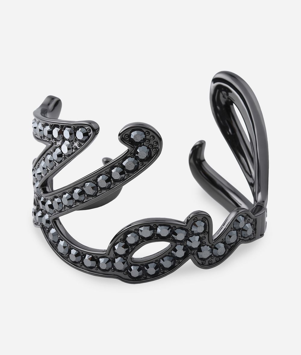 KARL LAGERFELD Bracelet manchette Karl Signature Bracelet Femme f