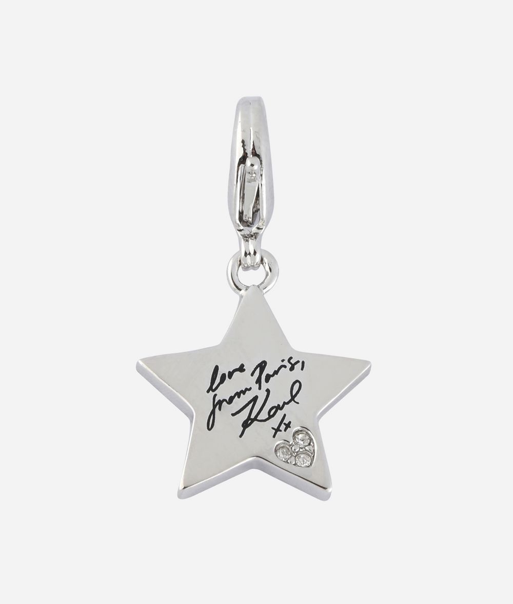 KARL LAGERFELD Silver Karl Star Charm Charm Woman f