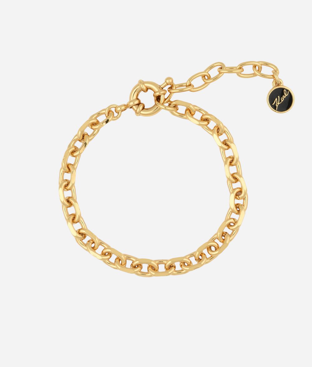KARL LAGERFELD Bracelet doré à facettes Bracelet Femme f