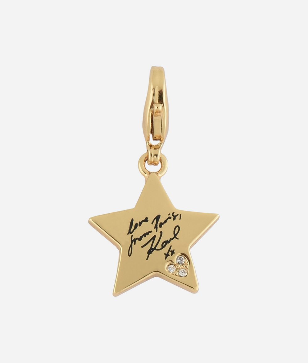 KARL LAGERFELD Gold Karl Star Charm Charm Woman f
