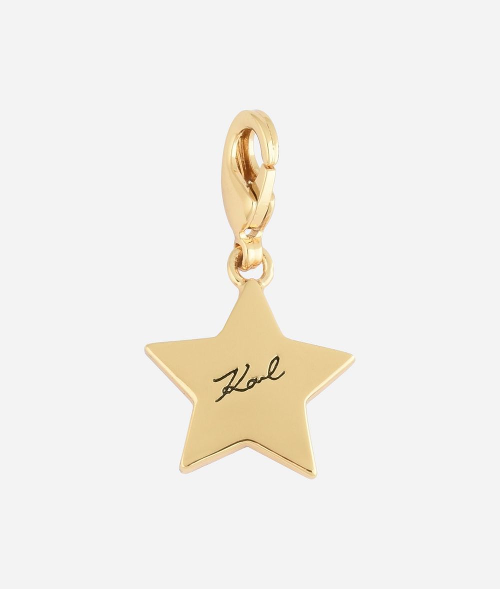 KARL LAGERFELD Gold Karl Star Charm Charm Woman r