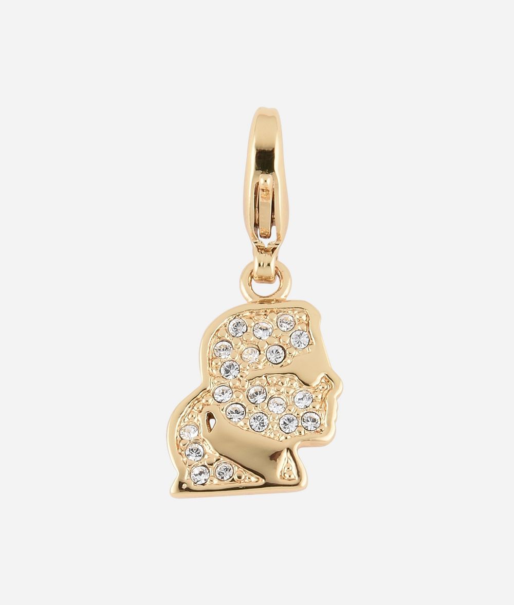 KARL LAGERFELD Breloque Karl Kameo dorée Charm Femme f