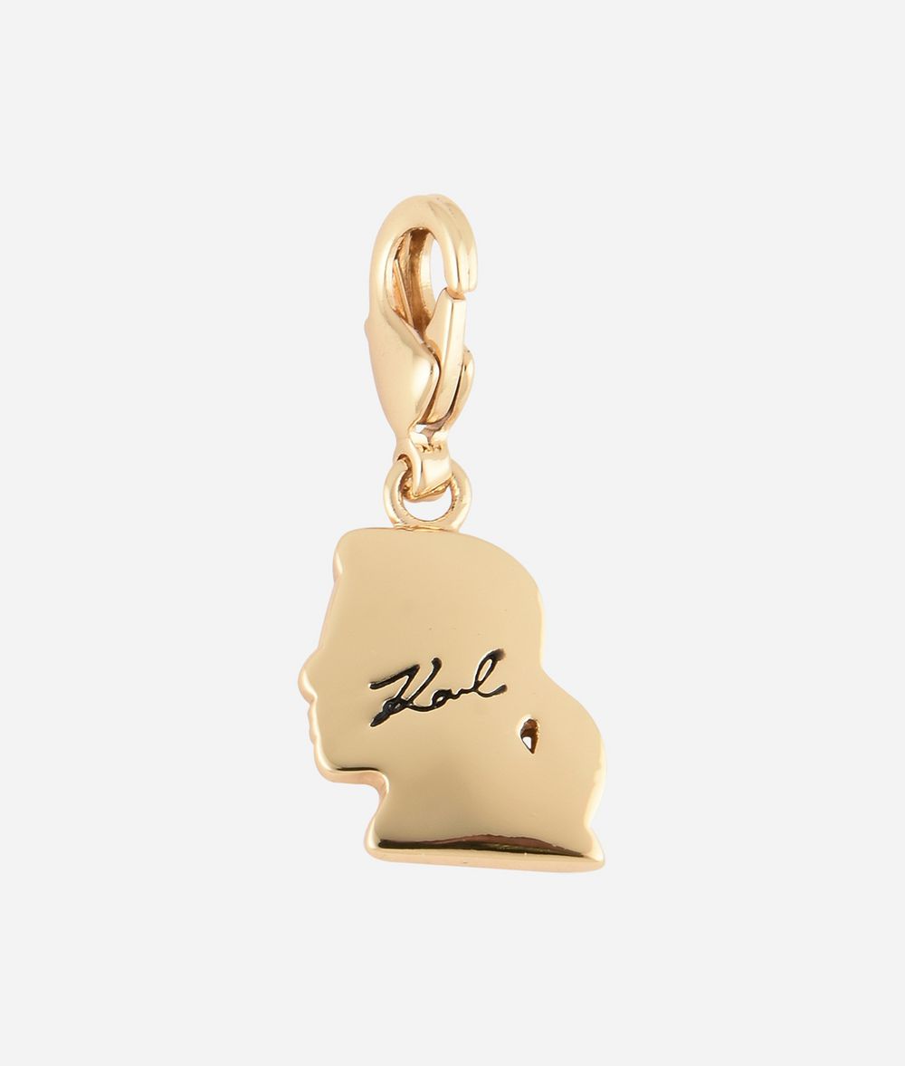 KARL LAGERFELD Breloque Karl Kameo dorée Charm Femme r