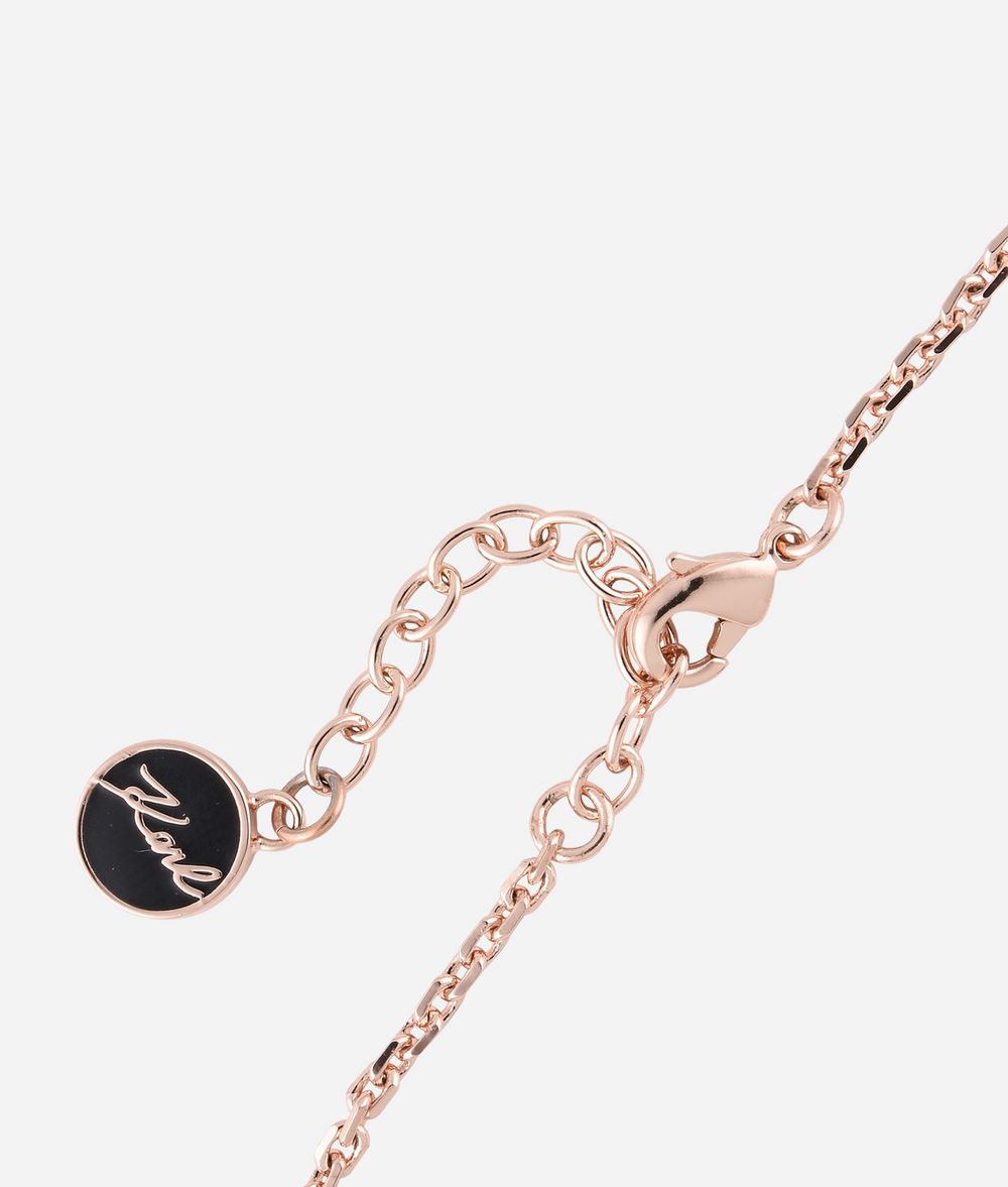 KARL LAGERFELD Bracelet avec pendentif Choupette or rose Bracelet Femme d