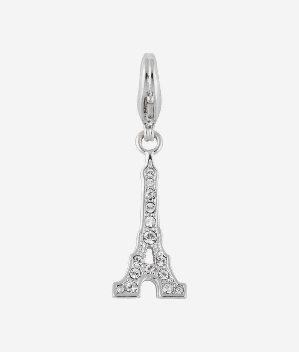 KARL LAGERFELD Breloque tour Eiffel argentée Charm Femme f